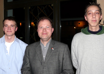 von links nach rechts: Markus Baumann, Christian Lange, Jörg Wojtkowiak
